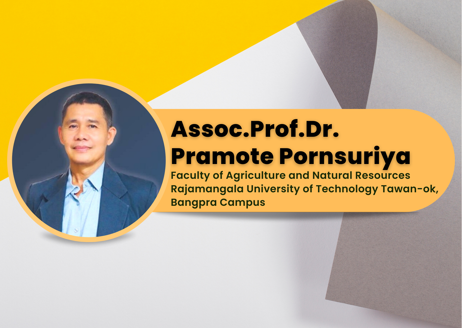 Assoc.Prof.Dr.Pramote Pornsuriya