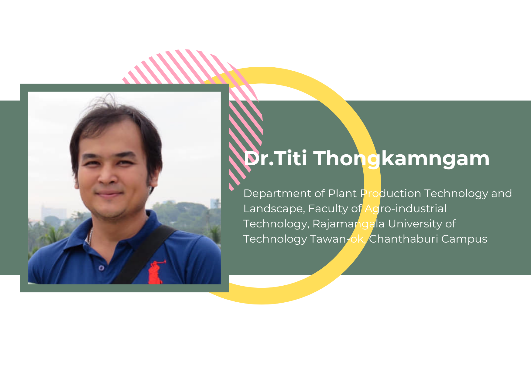 Dr.Titi Thongkamngam